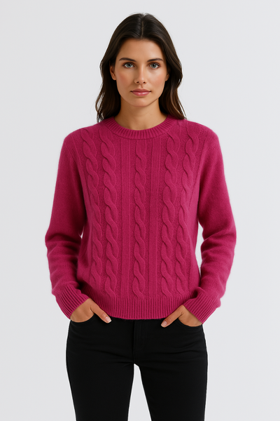 AZZURA’S | CAROLINE BRAIDED SWEATER