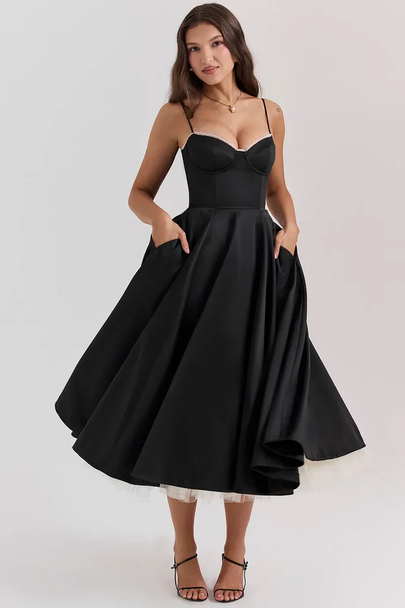 Cordelia | Delicate Tulle Accent Dress