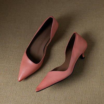 Vogue | Luxurious Leather Heels