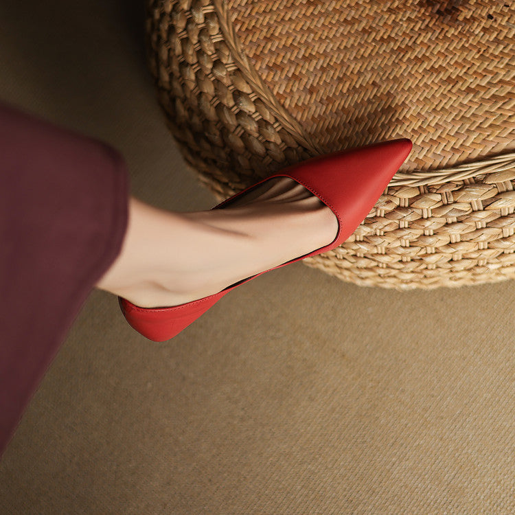 Vogue | Luxurious Leather Heels