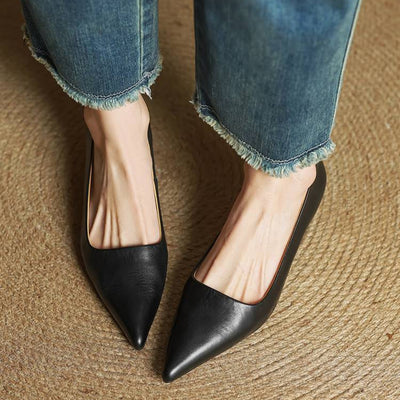 Nora | Chic Leather Heels