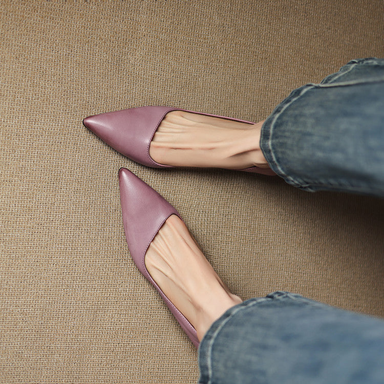 Vogue | Luxurious Leather Heels