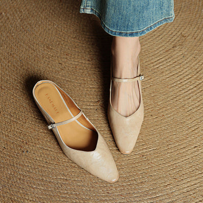 Zara | Luxurious Leather Mules