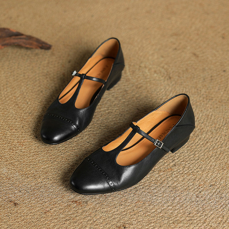 Mara | Luxe Leather Flats