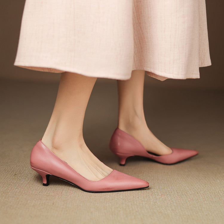 Vogue | Luxurious Leather Heels