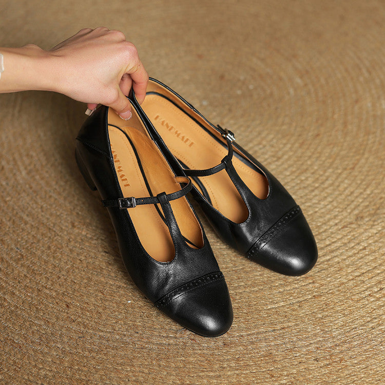 Mara | Luxe Leather Flats