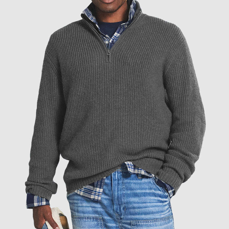 Louis™ | The Stylish Zip Jumper