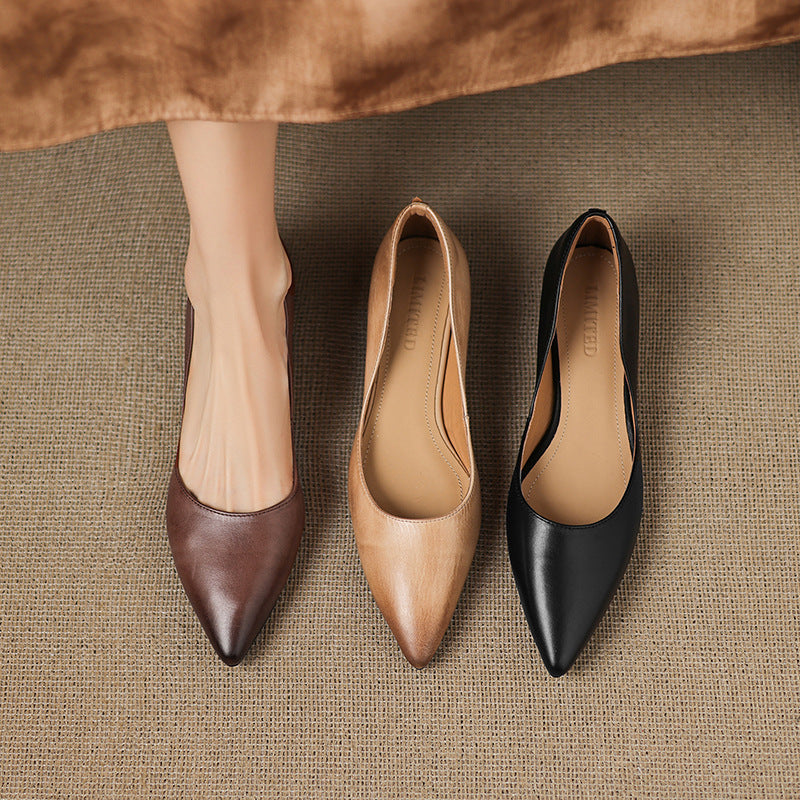 Natura | Luxe Leather Flats
