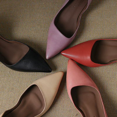 Vogue | Luxurious Leather Heels