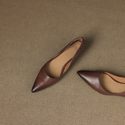 Natura | Luxe Leather Flats