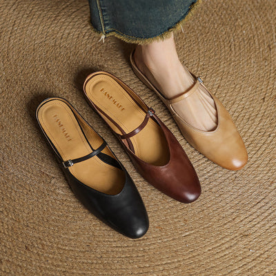 Luxe | Genuine Leather Mules