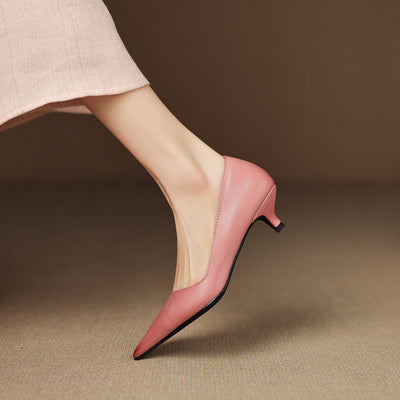 Vogue | Luxurious Leather Heels