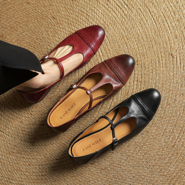 Mara | Luxe Leather Flats