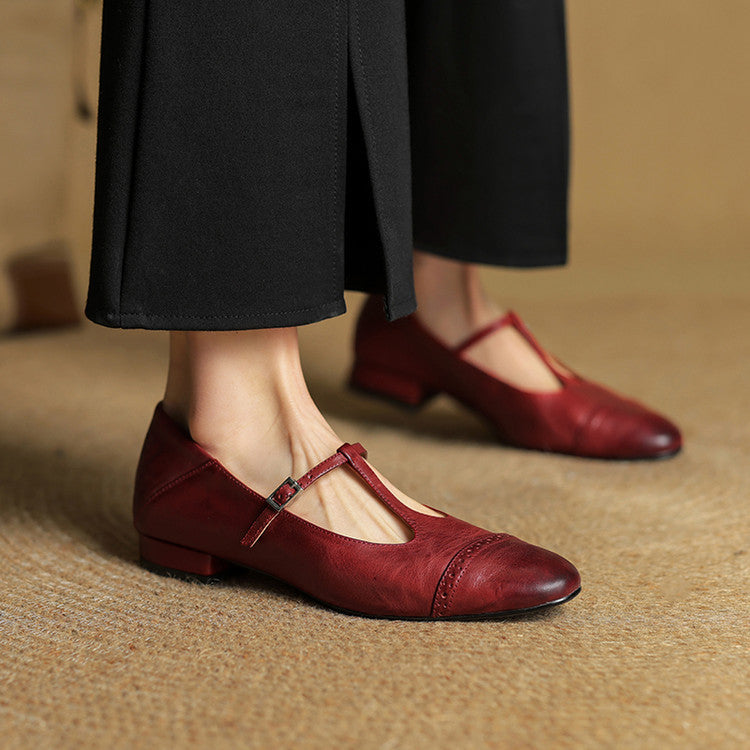 Mara | Luxe Leather Flats