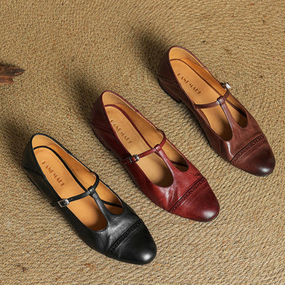 Mara | Luxe Leather Flats