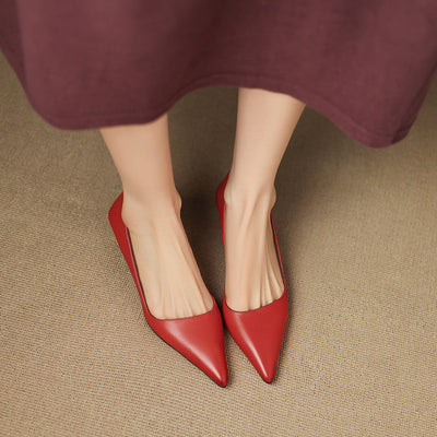 Vogue | Luxurious Leather Heels