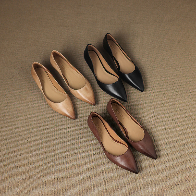 Natura | Luxe Leather Flats