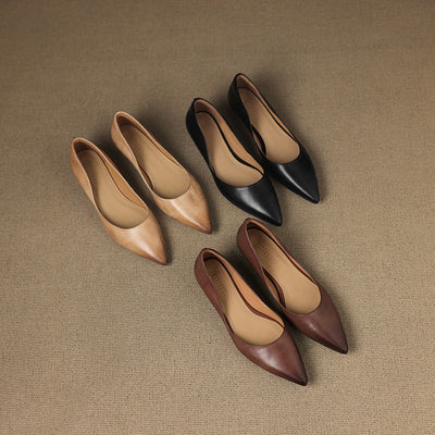 Natura | Luxe Leather Flats
