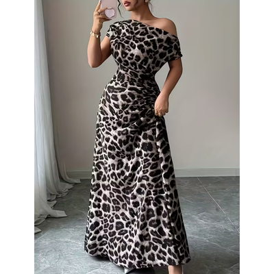Leona | Leopard Print Maxi Dress