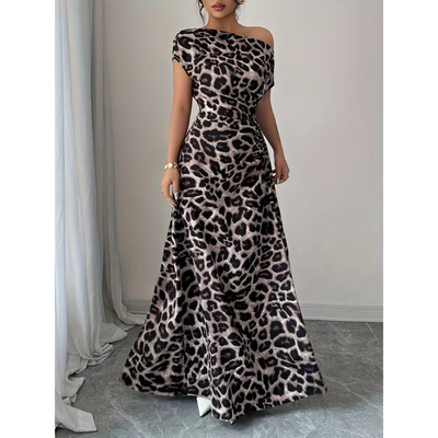 Leona | Leopard Print Maxi Dress