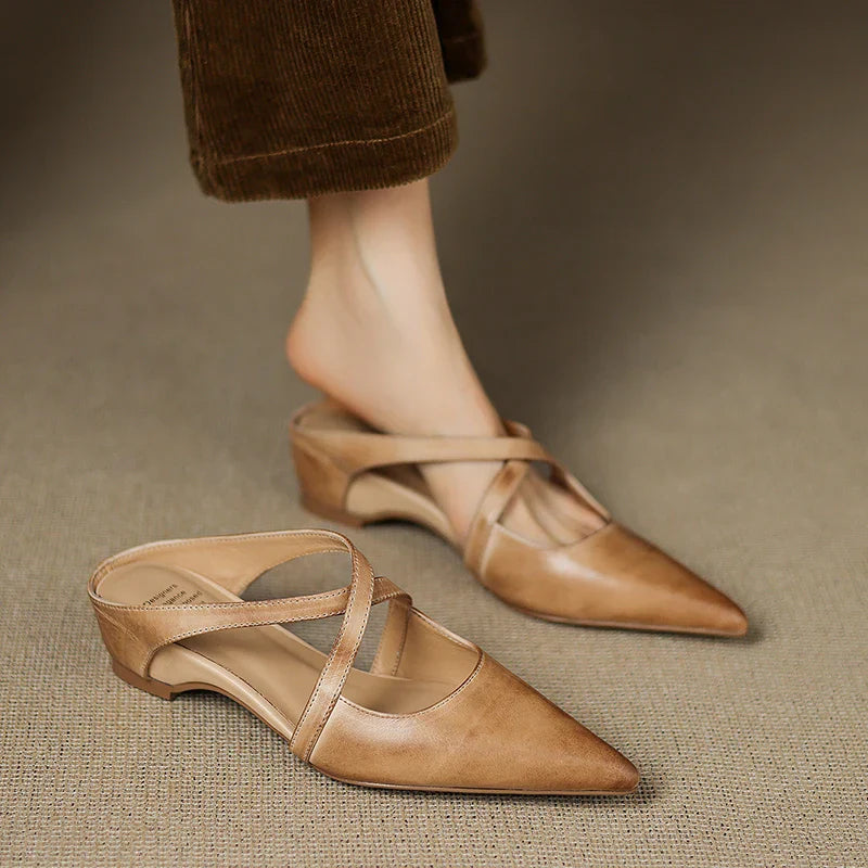 Kira | Luxurious Leather Mules
