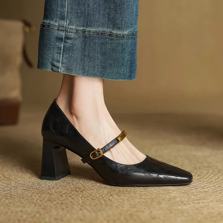 Auria | Luxe Leather Heels