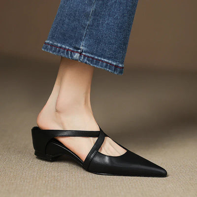 Kira | Luxurious Leather Mules