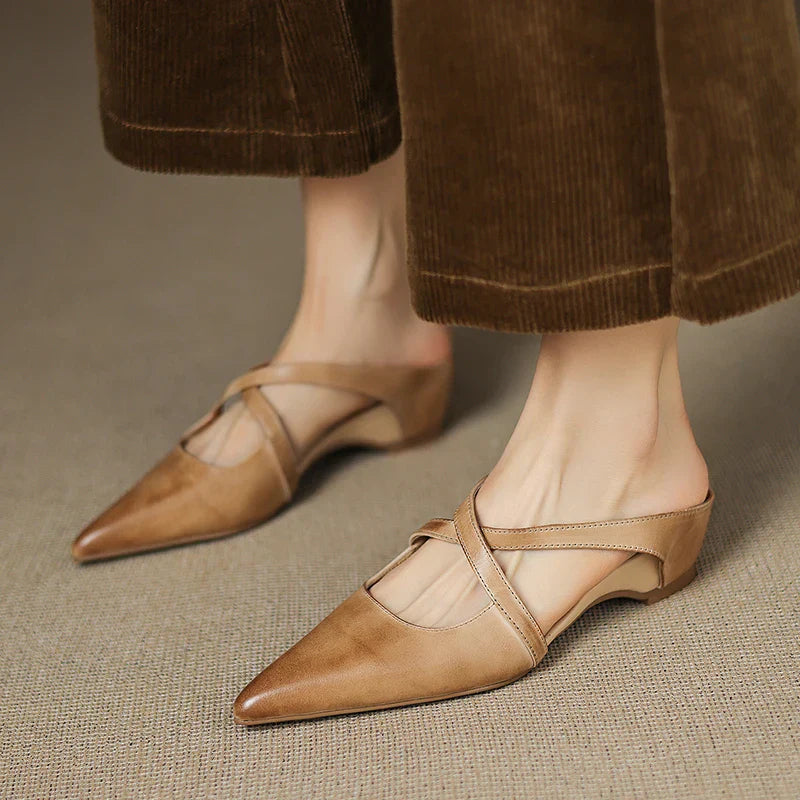 Kira | Luxurious Leather Mules