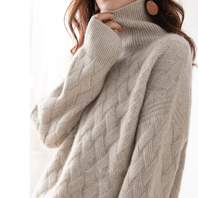Cherry - Autumn Turtleneck Jumper